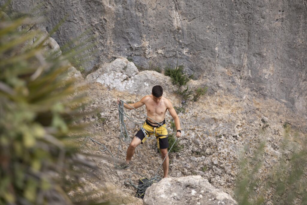 Rock climbing